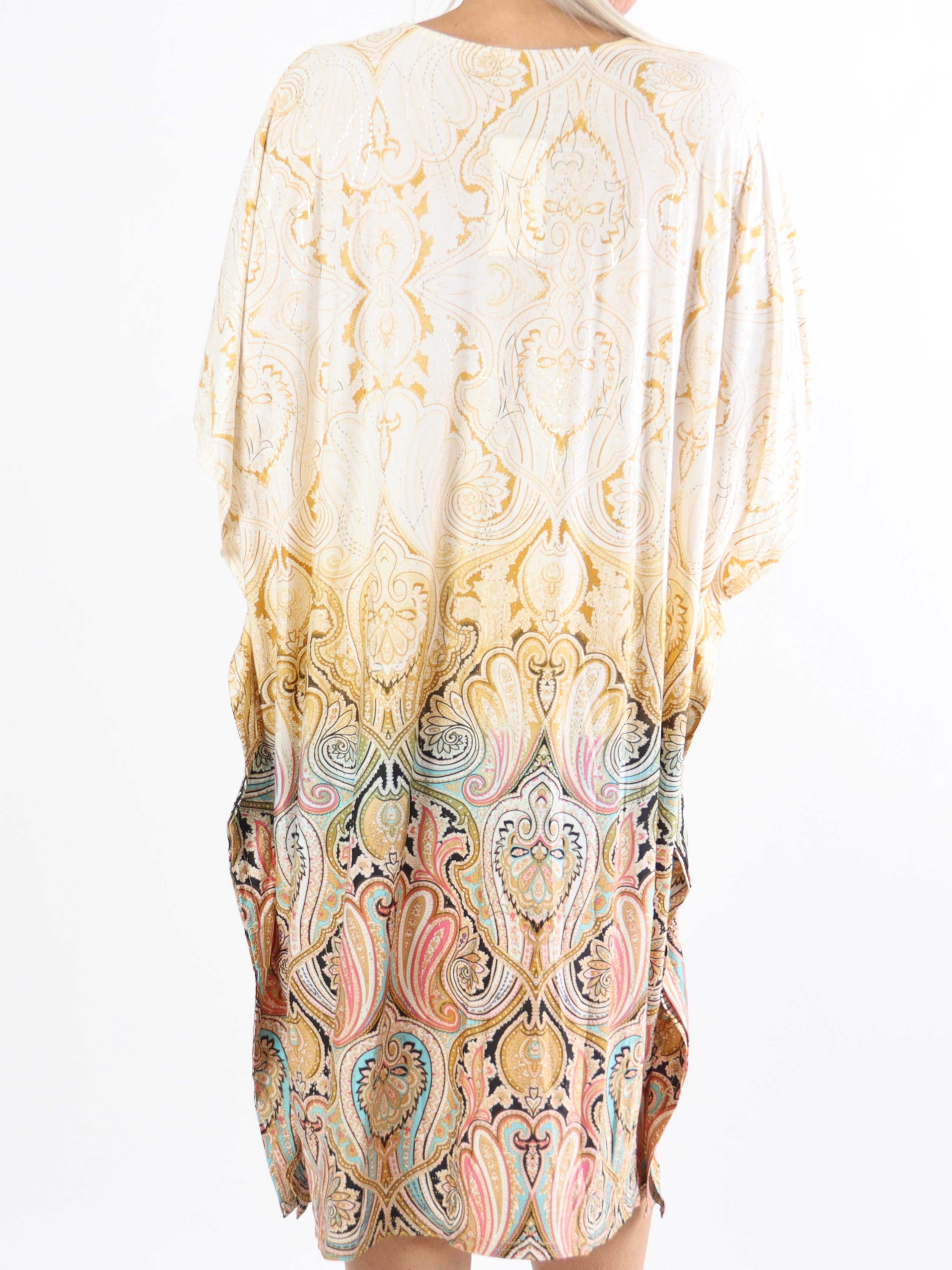 Azmina Tamaria - Tunikaklänning i plus size med resår och lös passform